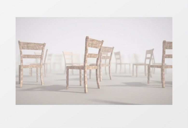 概念椅子视觉效果视频素材