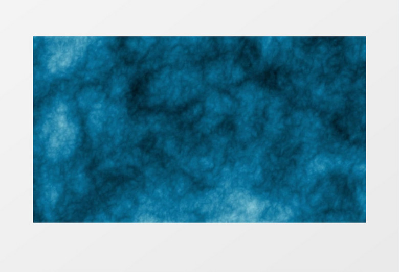 动画抽象蓝色云烟背景视频素材