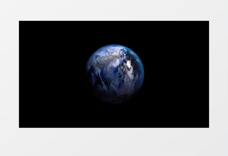 世界地图行星环绕计算机图形学视频素材