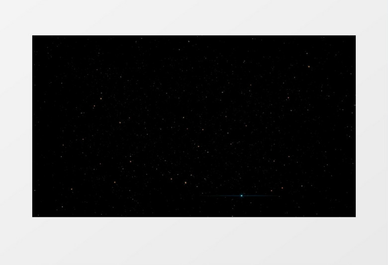 夜空星点闪烁粒子运动视频素材