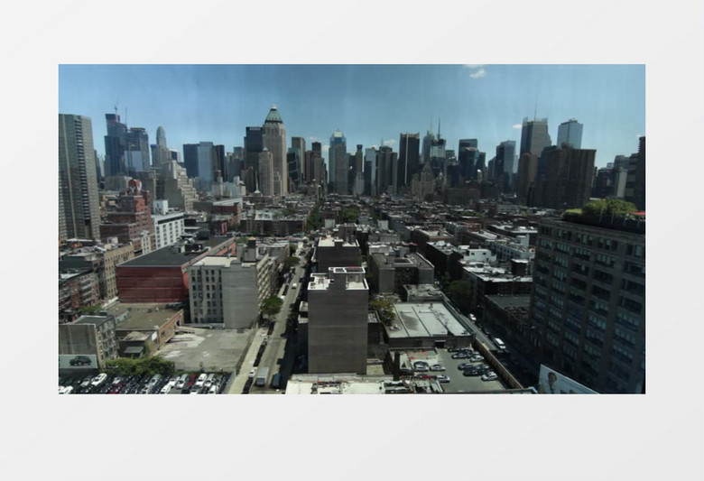 大都市360度全景实拍视频素材