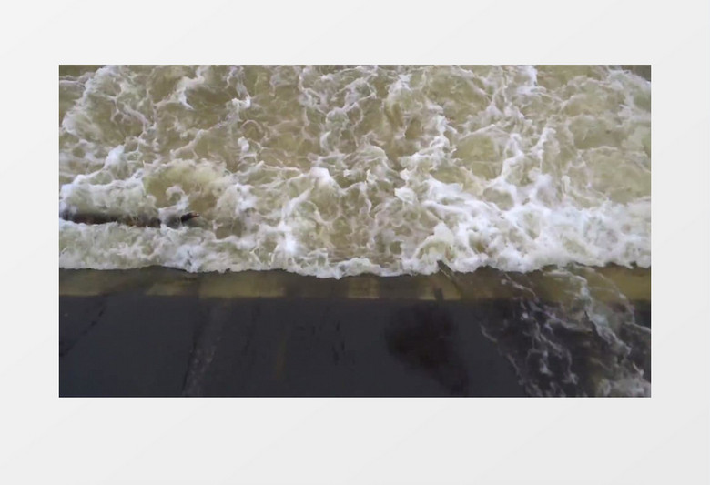 瀑布水河流实拍视频素材