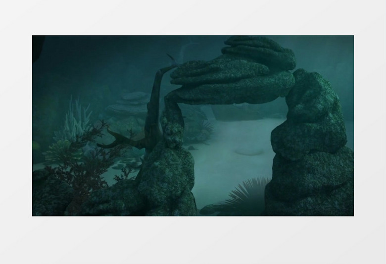 高清探索神秘的海底世界视频素材