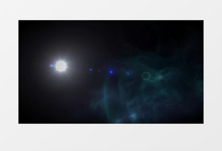 银河系星际空间耀眼的明星实拍视频素材