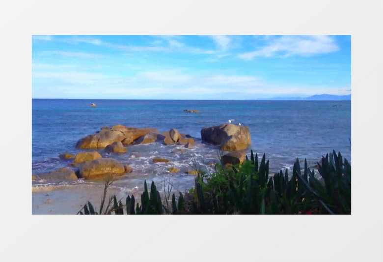自然美景之岛屿视频素材MP4实拍视频