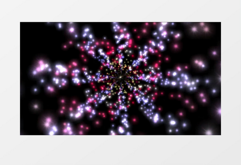 高清光点缓缓移动成宇宙黑洞引人幻想视频素材