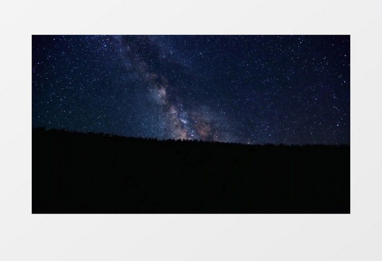高清拍摄天文摄影夜晚天空星星星光自然景观实拍视频素材