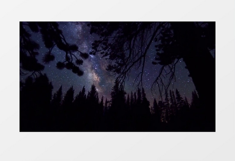 高清拍摄天文摄影天空宇宙星星星光闪烁自然景观实拍视频素材