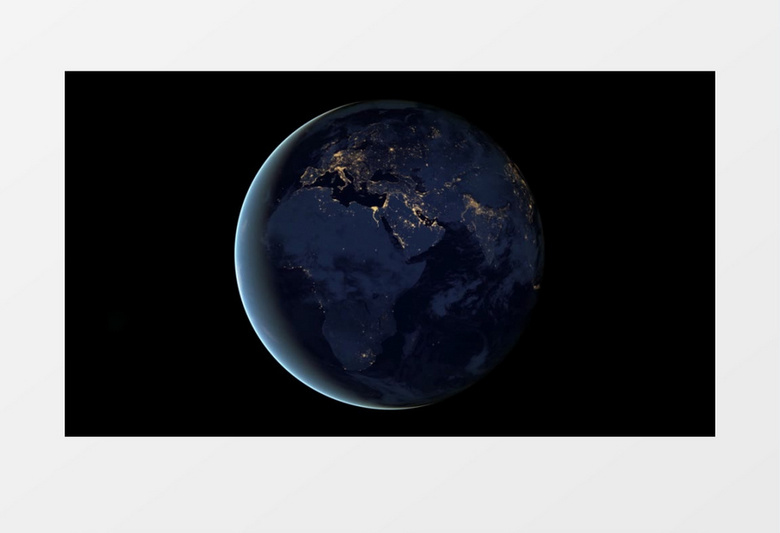 3D地球太空探索太空旅行视频素材