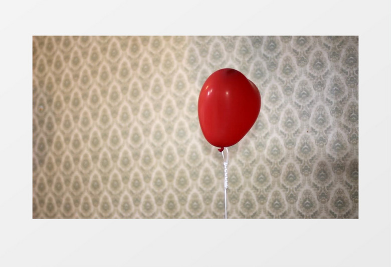 红色气球为情人庆祝生日实拍视频