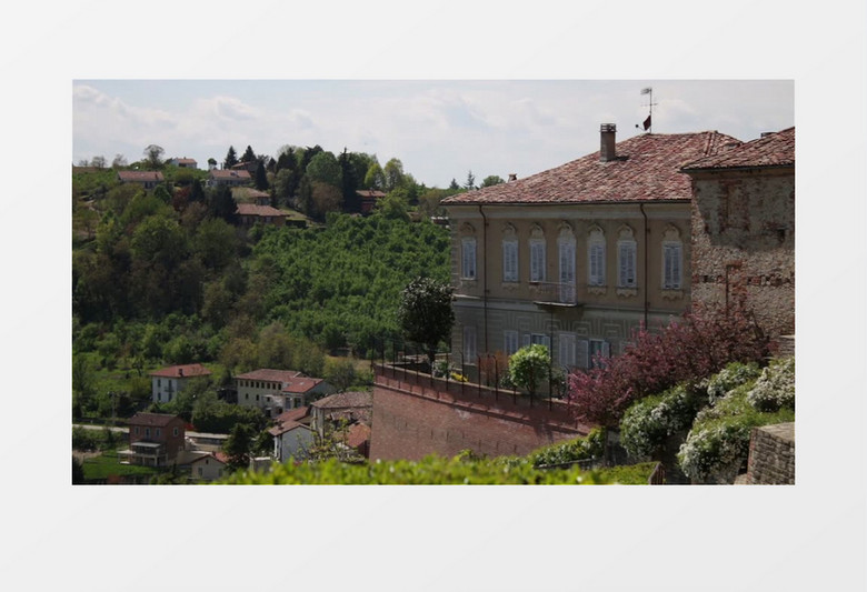意大利乡村别墅实拍视频素材
