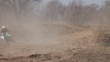 摩托车越野赛极限运动实拍视频素材