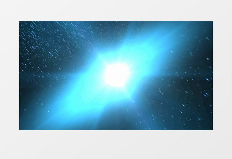 蓝色粒子坠落闪烁背景视频素材