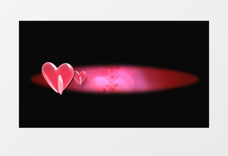 情人节心形屏保视频素材 情人节心形屏保视频素材