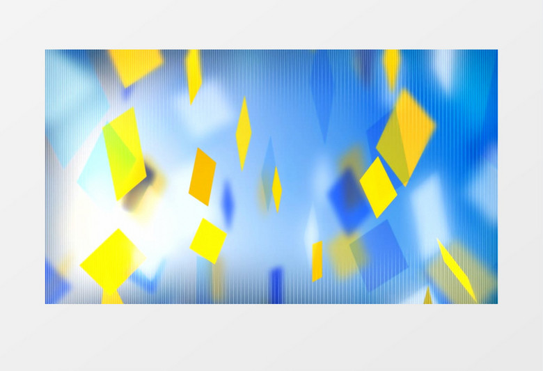 方块几何上升运动暖黄色调背景视频素材