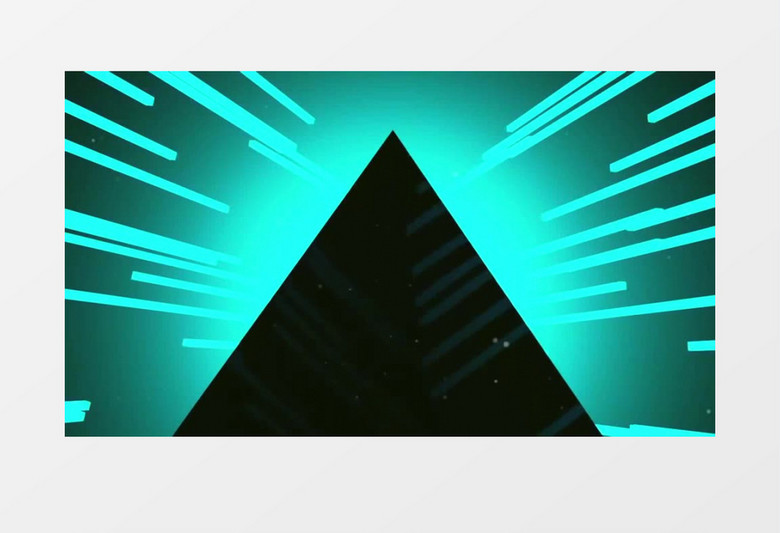 三角形酷炫科技视频背景