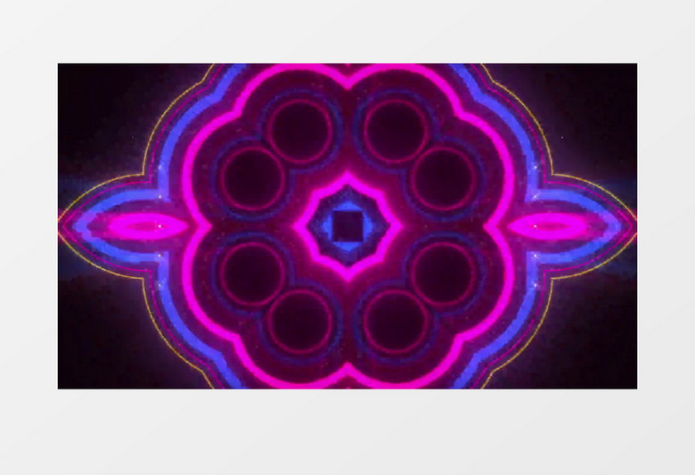动感万花筒循环背景视频