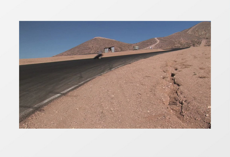 沙漠赛道赛车场赛车实拍视频素材