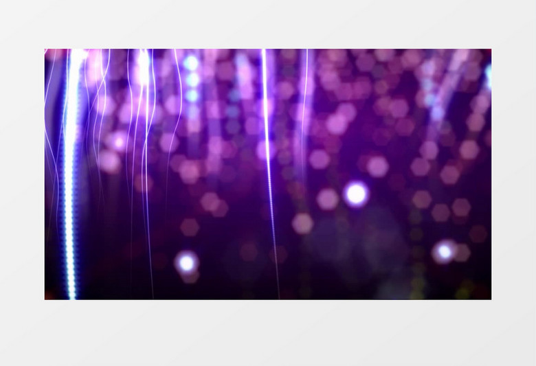 动画动态紫色粒子光线唯美背景视频素材