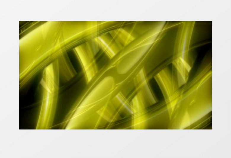 黄绿色螺旋状动画动态图视频素材