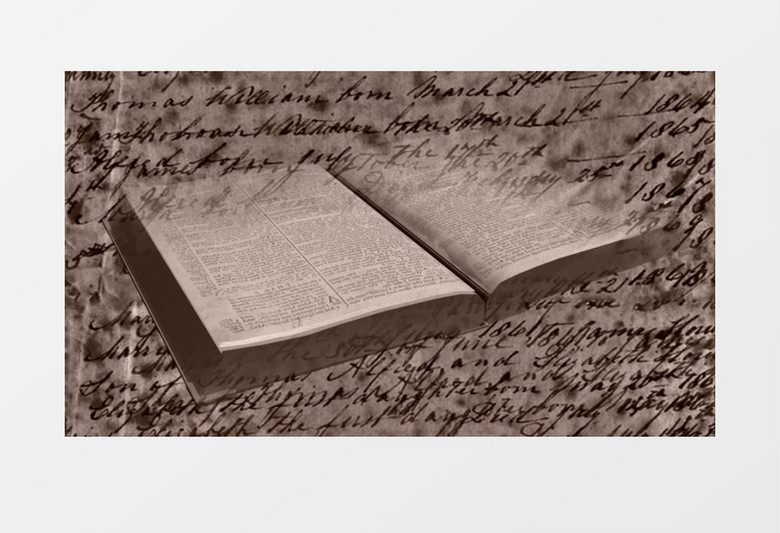 神圣不可亵渎的圣经视频素材