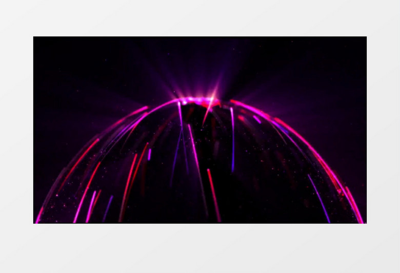 动感经典光效紫色粒子穿梭背景视频素材