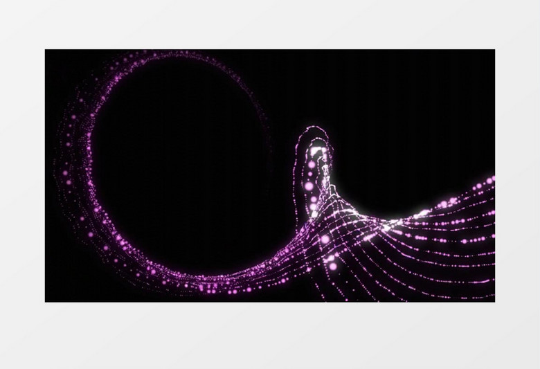 动感经典光效紫色网状粒子运动背景视频素材