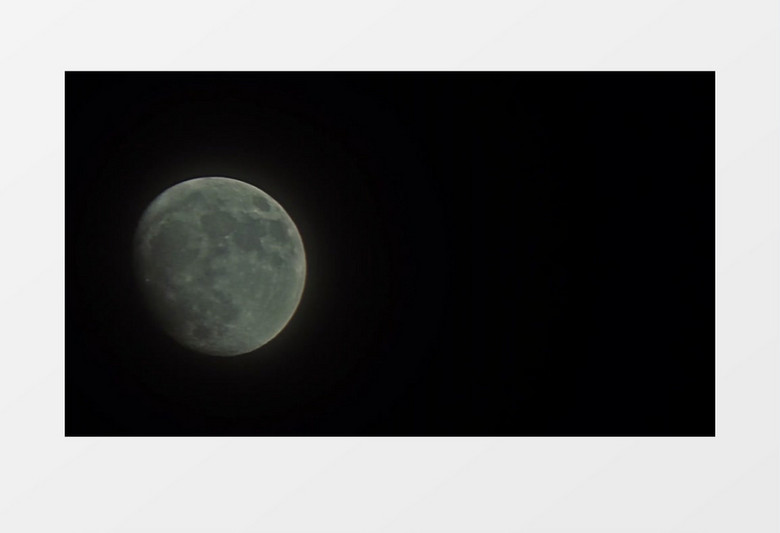 夜晚傍晚卫星拍摄日食实拍视频素材