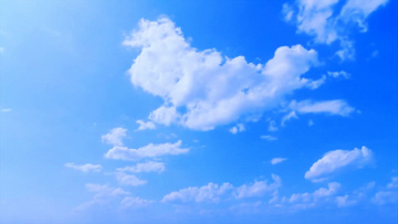 唯美的蓝天白云背景视频素材