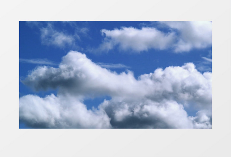 云海翻滚的蓝天背景视频素材