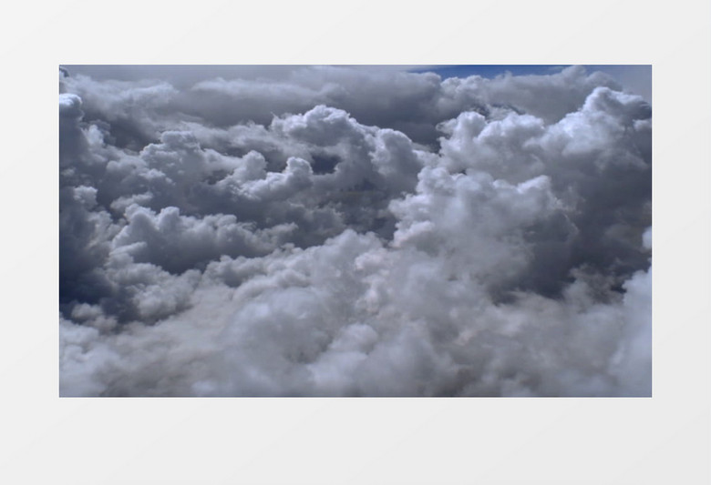 姿态万千的云层背景视频素材