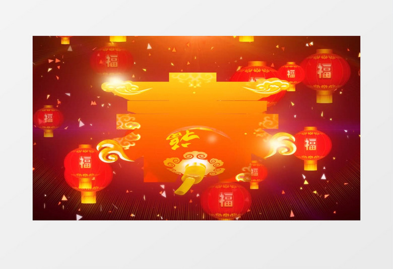 灯笼春节晚会视频背景 灯笼春节晚会视频背景