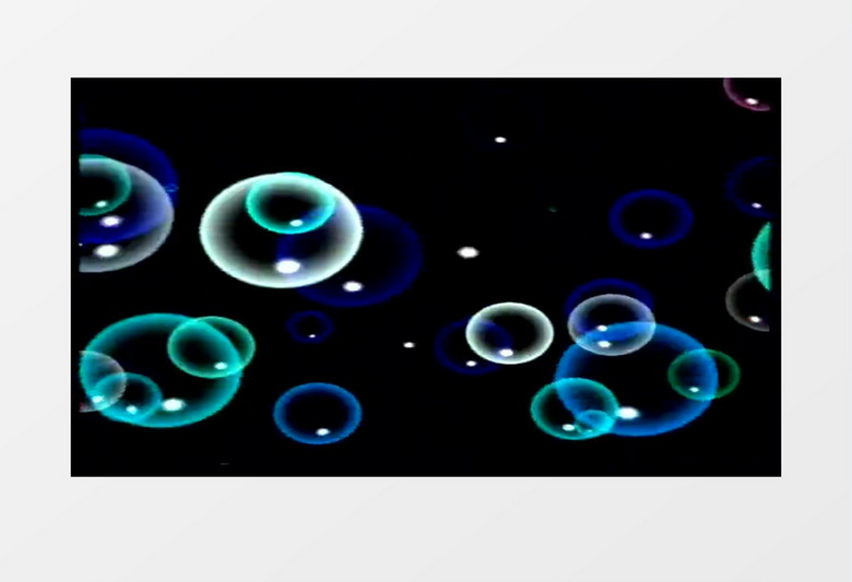  多彩泡泡背景视频素材