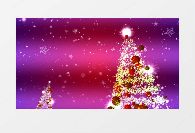  艳丽斑斓的圣诞装饰4K背景视频素材