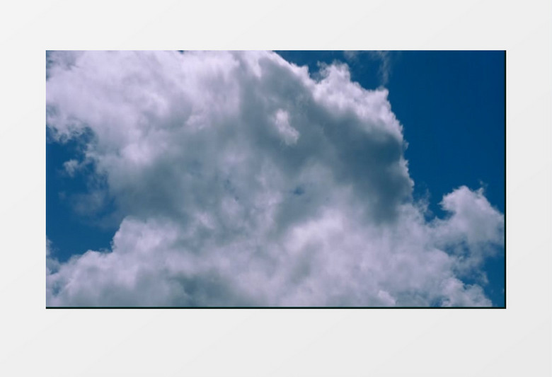 蓝天翻滚的云层背景视频素材