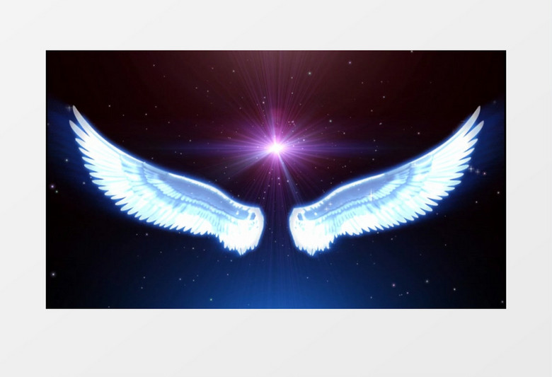 浩瀚星空唯美的天使之翼