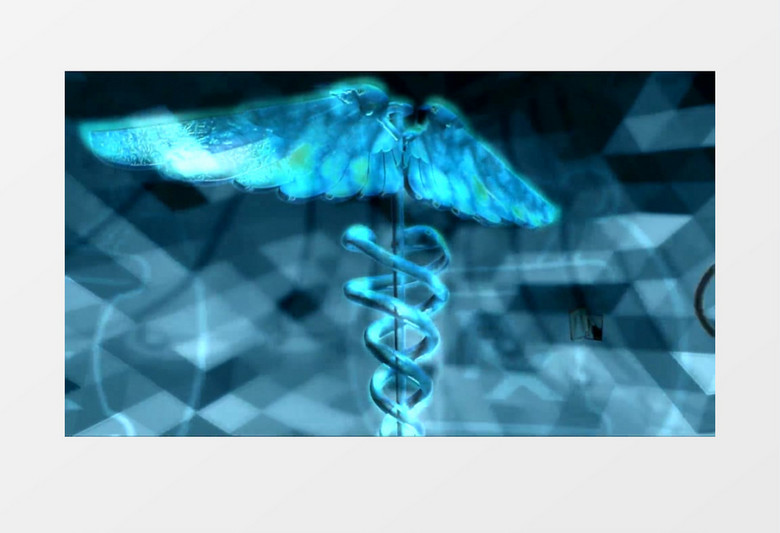 动画动态医学教育健康器材药丸旋转背景视频素材