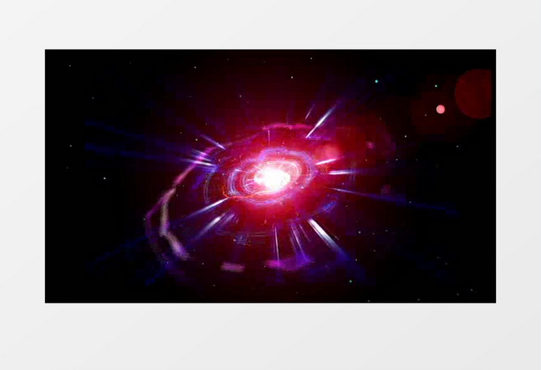 银河星空粒子光波爆炸LOGO演绎AE模板