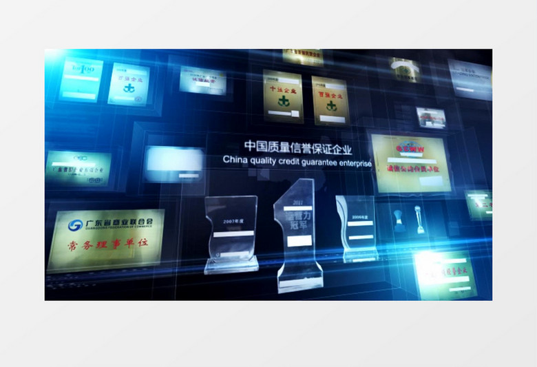 科技类产品图文展示介绍AE工程模板