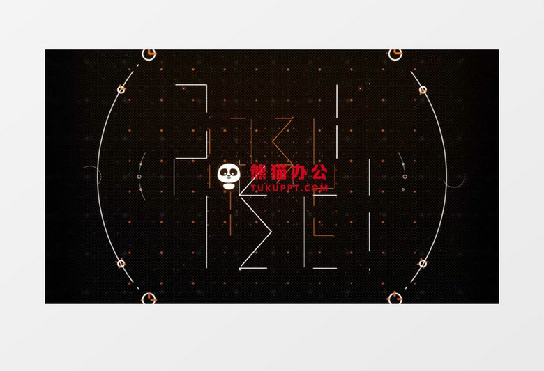 高新科技感线条LOGO演绎片头AE视频模板