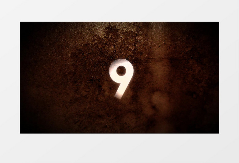 泥土背景动感倒计时视频ae模板 泥土背景动感倒计时视频ae模板