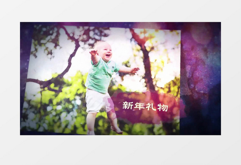 冬天雪花幻灯片照片展示片头AE视频 冬天雪花幻灯片照片展示片头AE视频