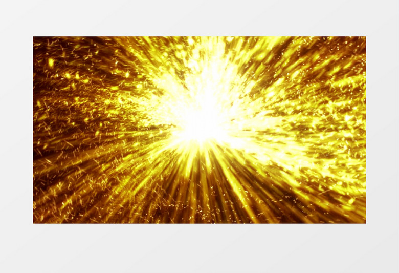 金色粒子光展示片头动画效果AE模板
