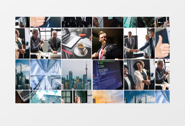 商务类企业多视频照片宣传展示AE模板