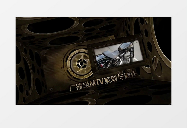 复古机械齿轮风格企业宣传片头视频AE模版 复古机械齿轮风格企业宣传片头视频AE模版