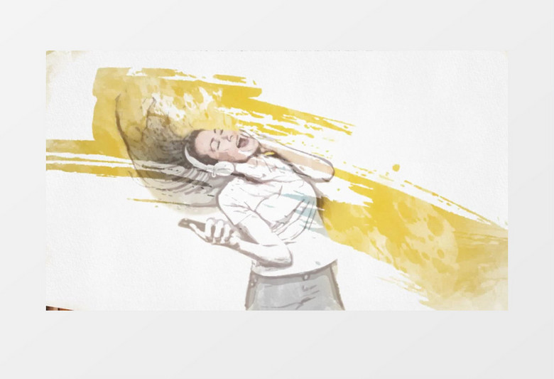 水彩水墨筆刷動畫轉(zhuǎn)場素描照片相冊AE模板 水彩水墨筆刷動畫轉(zhuǎn)場素描照片相冊AE模板