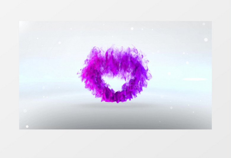 梦幻紫色logo片头效果模板