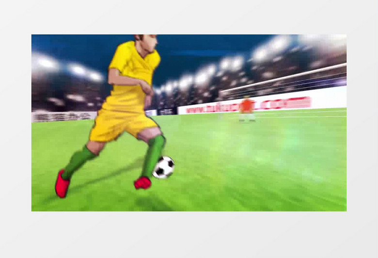 世界杯足球比赛卡通动画和字幕条AE模板 folder