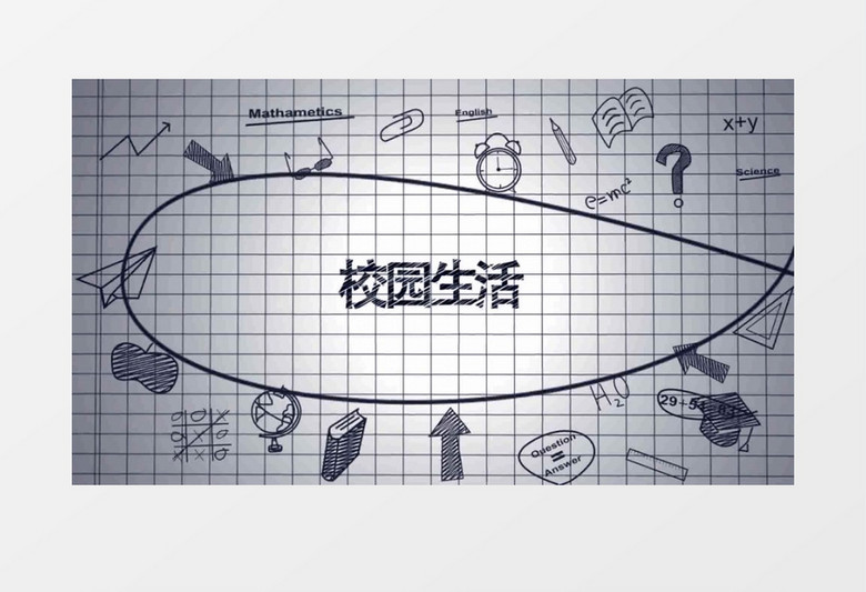 简洁灵动的校园生活AE视频模板