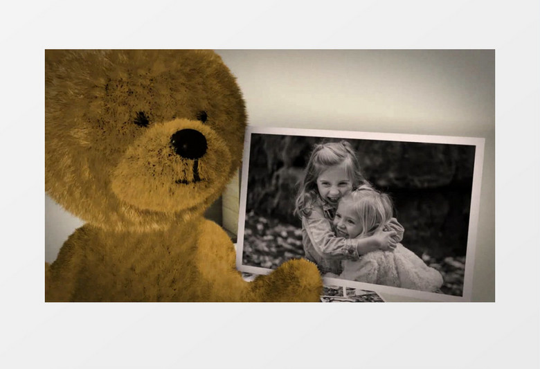 可爱熊可爱电子相册照片展示视频文件夹